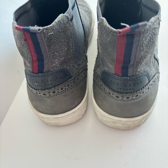 Ted Baker Lykeen Gray Suede Chelsea Boot Sneakers 8 - Picture 6 of 8